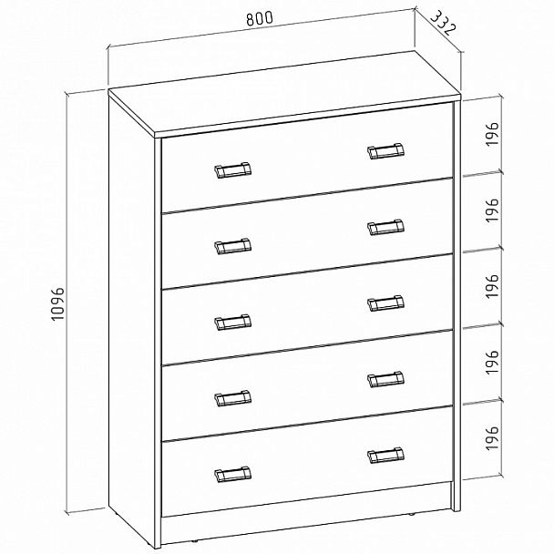 Комод Имидж-805 - Вид 2