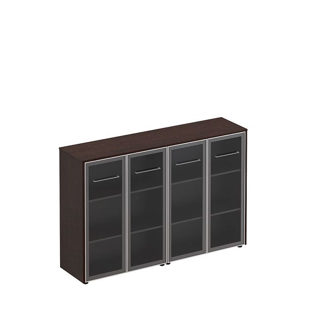 Шкаф комбинированный средний (стекло + стекло) - Вид 3