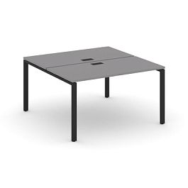 Стайл Проджект Рабочая станция двухсторонняя SN-6P.DRS-001 Серый Пепел/Металл Черный 980*1232*750 - Фото предпросмотра