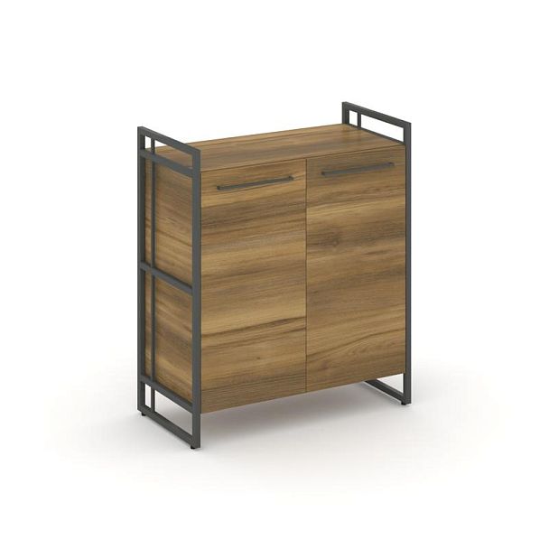 Rift Шкаф 2 ниши широкий RF.SS-21 Сандал Янтарный/Металл Антрацит 798*396*924 - Вид 1