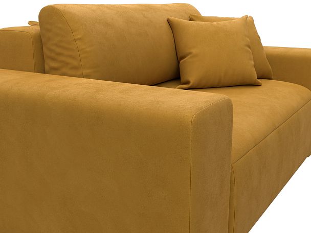 Кресло Лига-036 НПБ Велюр желтый - Вид 4