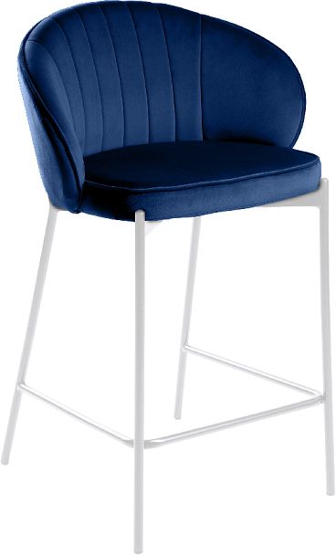 Комплект полубарных стульев Миэль синий/белый, 4 шт. - Вид 3