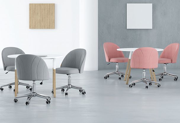 Кресло CHAIRMAN HOME 117, ткань велюр, розовый - Вид 9