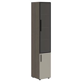 Шкаф высокий узкий VHCS 40.2(R) Аметист/Дуб Сильвер 400х430х2253 VELION - Фото предпросмотра