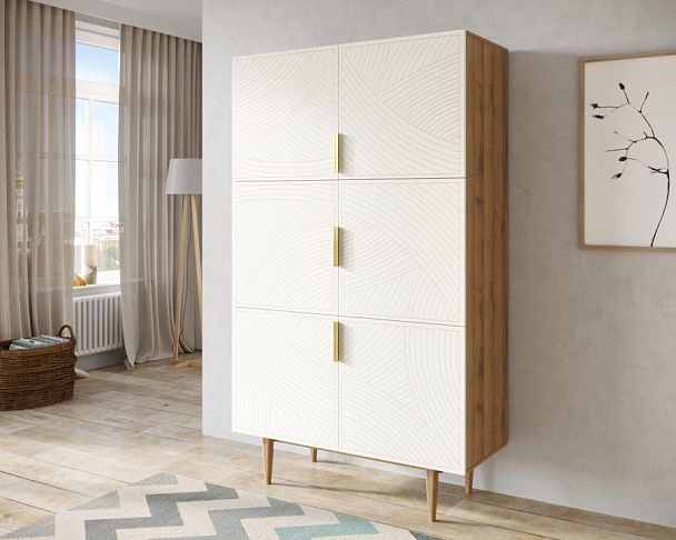 Большой комод с шестью дверками Line LN04/GR1/beige - Вид 3