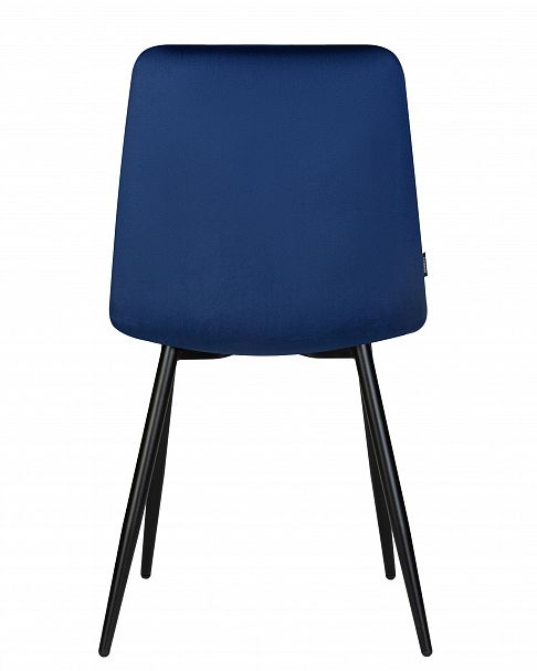 Стул обеденный DOBRIN CHILLY (Темно-синий Holland 60, основание черное) - Вид 5