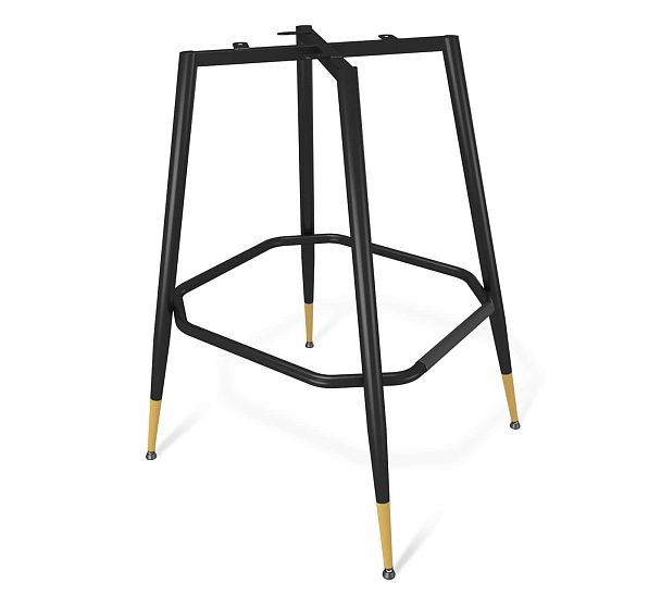 Стул барный Sheffilton SHT-ST39/S148 тихий океан/черный муар/золото - Вид 7