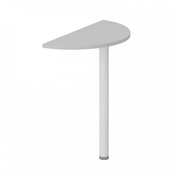 Брифинг приставка, столешница 18 мм "Логистика"  ПК-ЛОГ-ПР30Х60-В1-19 серый - Вид 1