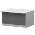 /catalog/novye-tovary/tekhno-new/resepshen-smart/belyy-grafit/stoly-ldsp/modul-zavershayushchiy-nizkiy-levyy-smr-11-12-belyy-grafit-1225x1000x750-resepshen-smart-112795905/ - фотография