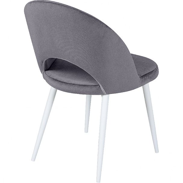 Стул кухонный Рэди серый велюр/белый - Вид 4