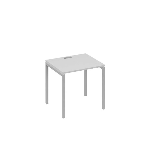 Стол письменный на металлокаркасе DUE A4 А4 Б2 011 БП серый / металлокаркас серый - Вид 1