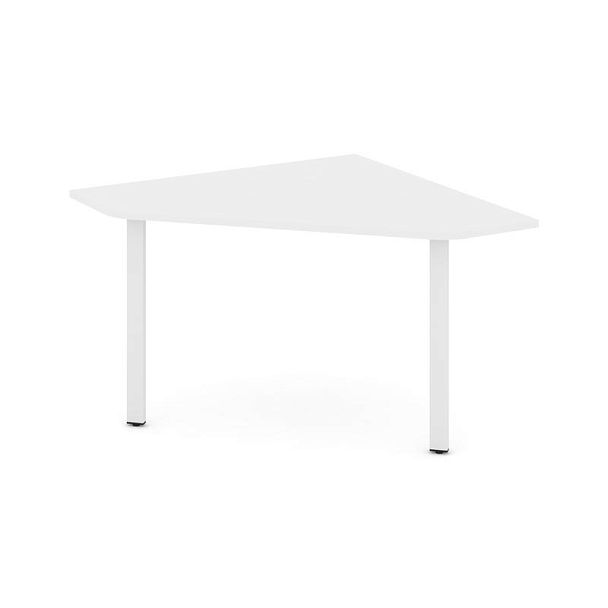 Стайл Проджект Угловой элемент перег. стола SN-6.UPRG-031 Белый/Металл Белый 1180*1180*750 - Вид 1