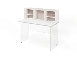 ЛАЙТ / LIGHT RLG063 Настольная полка 120x28x39 Дуб Молочный - Фото предпросмотра