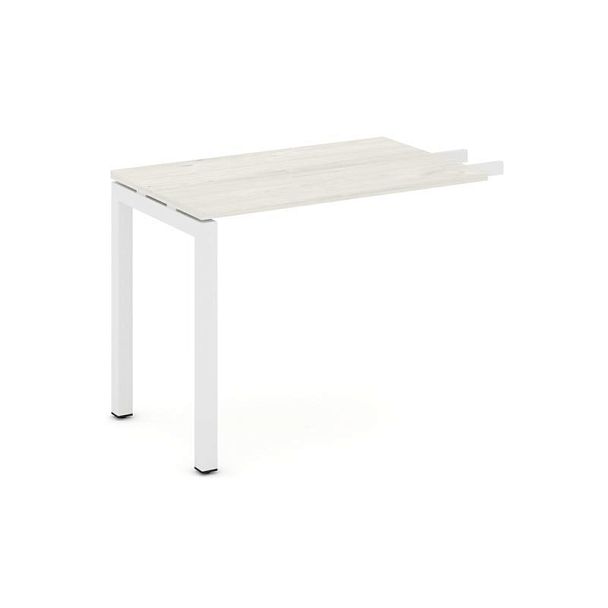 Стайл Проджект Брифинг-приставка SN-5P.BR-004 Дуб Наварра/Металл Белый 1180*600*750 - Вид 1