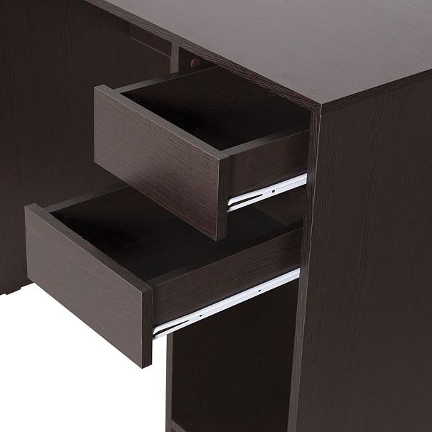 Стол письменный/компьютерный BRABIX "Scandi CD-017", 900х450х750 мм, 2 ящика, венге, 641896, ЦБ013706-3 - Вид 23