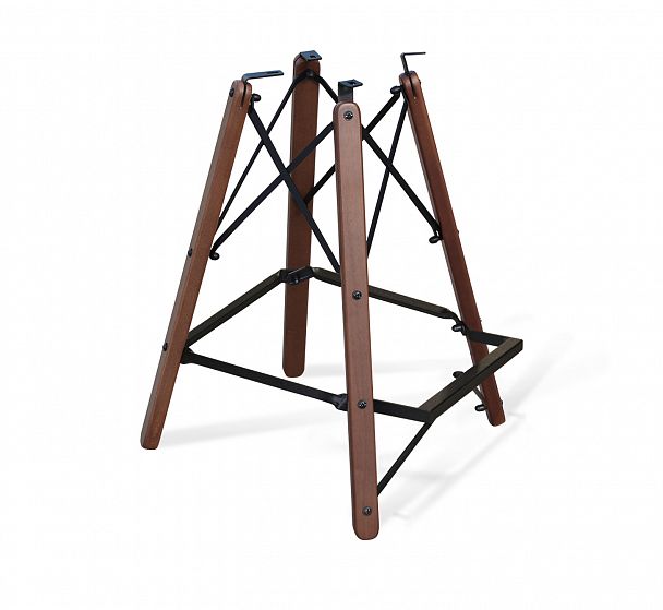 Стул полубарный Sheffilton SHT-ST38/S80-1 коричневый трюфель/темный орех/черный - Вид 6