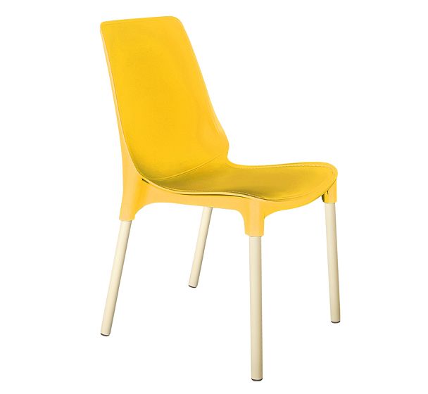 Стул Sheffilton SHT-S75 желтый/ваниль - Вид 2