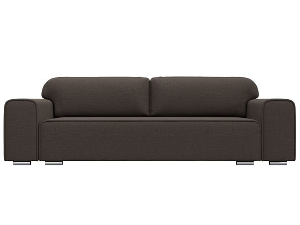 Диван прямой Лига-029 Рогожка коричневый - Вид 2