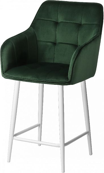 Комплект полубарных поворотных кресел Мони К, Confetti deep forest/белый, 2 шт. - Вид 2