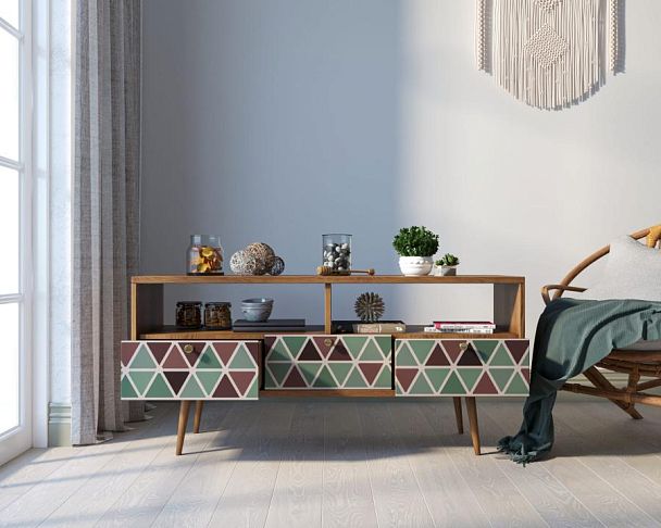 Консоль Berber с тремя ящиками принт 26 арт BB23/Print_26 - Вид 2