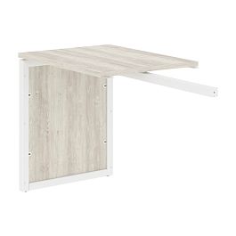 Брифинг приставка XQPR 869 Сосна Эдмонт/Белый 800х600х750 XTEN-QP - Фото предпросмотра