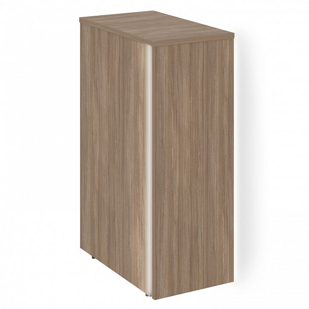 Тумба с подсветкой 5 ящиков TIP-ON завершающая "Onix" O.R-TV-5TIP.S дуб аризона - Вид 4