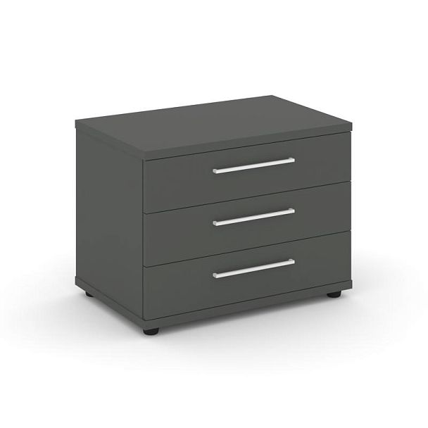 Rift Тумба опорная/приставная RF.TOP-022 Антрацит/Металл Белый 700*450*523 - Вид 1