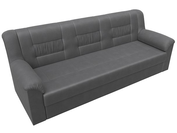 Диван прямой Карелия Искусственная замша серый - Вид 5
