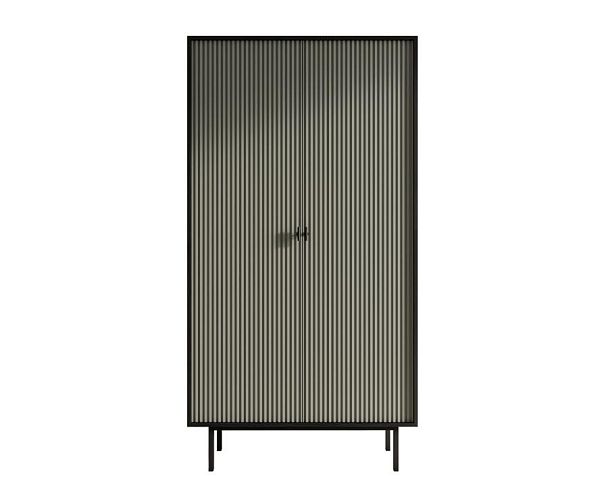 Шкаф двухдверный Emerson арт EM091/gray/L - Вид 1