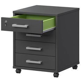Тумба подкатная АТЛ-04 Антрацит 434x450x620 Арго - Фото предпросмотра