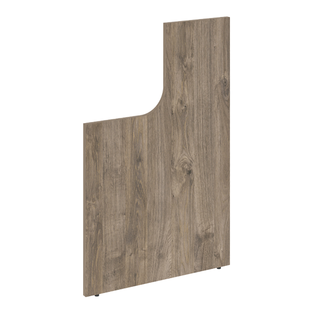 Onix Стойка (боковина) завершающая высокая с вырезом левая O.R-SVV (L) Тиквуд темный 25*766*1187 - Вид 1