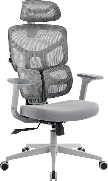 Эргономичное кресло Everprof Omega Grey (Омега Грэй) Сетка Серый - Вид 1