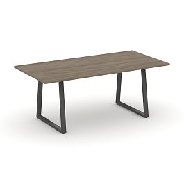 Style Project Direct Direct Стол переговорный SN-6T1.SPRG-198.3 Вяз Благородный/Металл Антрацит 1980*980*750 - Фото предпросмотра