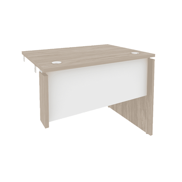 Onix Стол-приставка правый к опорным элементам O.SPR-1.7 (R) Дуб аттик/Белый бриллиант 980*720*750 - Вид 1