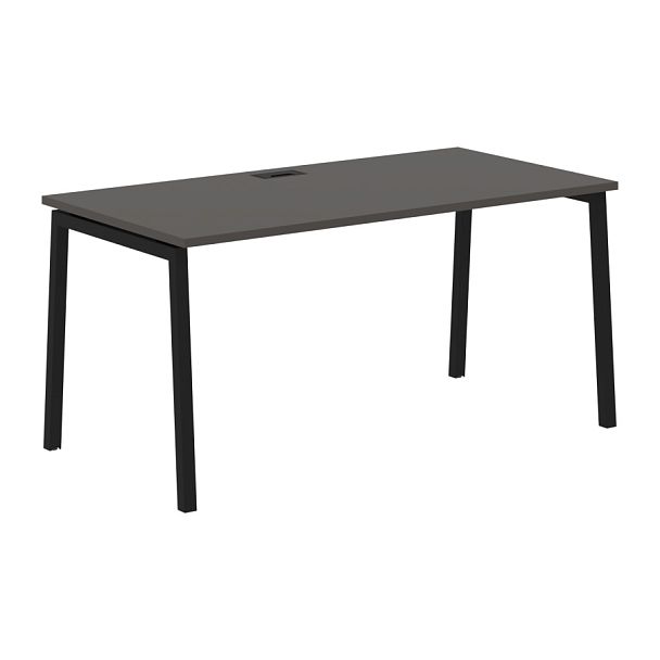 Стол прямой ELST 1580 Мокко/Черный 1560х800х750 EDIS - Вид 1