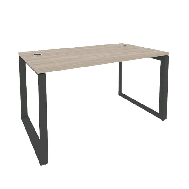 Onix Direct Стол рабочий руководителя на О-образном м/к O.MO-SRR-3.8 Дуб аттик/Антрацит металл 1380*800*750 - Вид 1