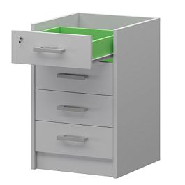 Каркас тумбы приставной АТ2-05 Белый 434x446x728 Арго - Фото предпросмотра