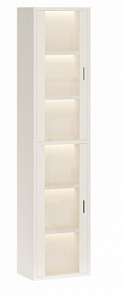 Шкаф-витрина Домино СУ(ш1в2)+2ФС Белый - Вид 1