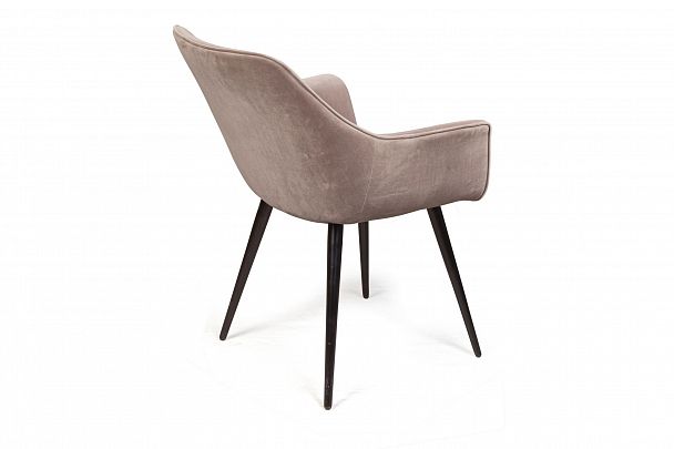 Стул поворотный 90 градусов, функция возврата, антишум Archi, бархат бежевый 5, опора конус - Вид 4