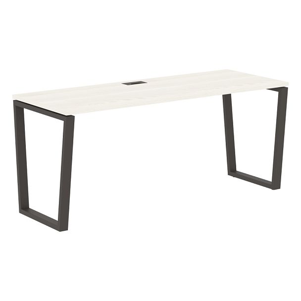 Стол прямой EVST 1767 Ясень Траун/Мокко 1760х670х750 EDIS - Вид 1