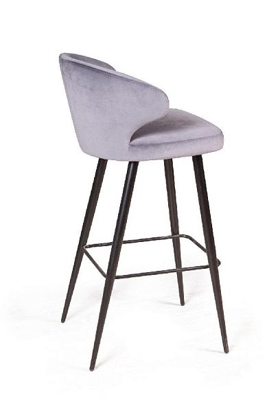 Стул барный Richard, бархат светло-серый 26 - Вид 6