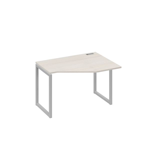 Стол эргономичный правый "Техно" на металлокаркасе QUATTRO A4 А4 Б4 052 БП дуб / металлокаркас серый - Вид 1