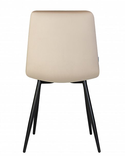 Стул обеденный DOBRIN CHILLY (Бежевый Holland 07, основание черный) - Вид 5