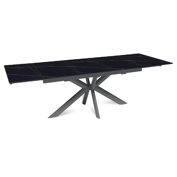 Стол раскладной Strong (160+40+40), керамика матовая Black Gold - Вид 4