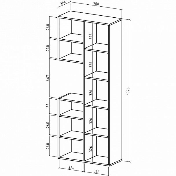 Стеллаж Феликс-2 - Вид 2