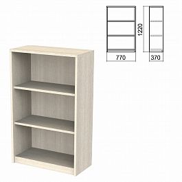Шкаф (стеллаж) "Арго", 770х370х1220 мм, 2 полки, ясень шимо - Фото предпросмотра