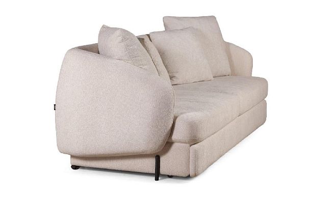 Bubble диван-кровать прямой, шенилл Reef cream - Вид 5