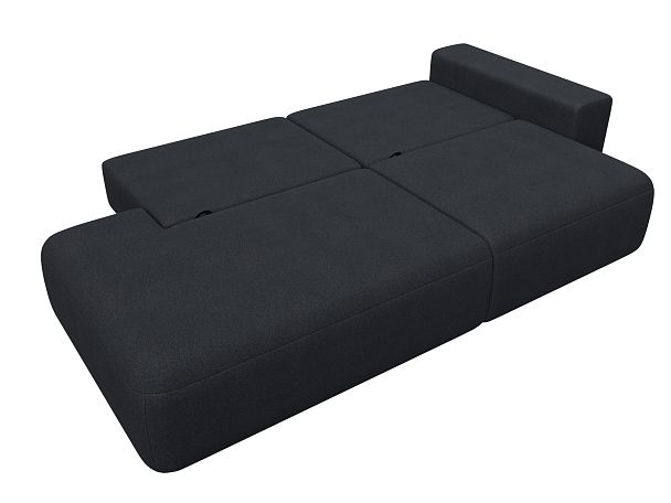 Диван прямой Лига-036 НПБ Модерн подлокотник справа Искусственная замша серый - Вид 9