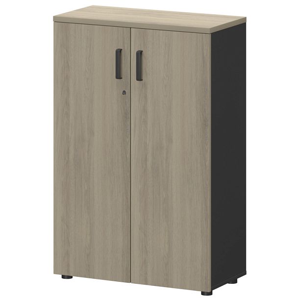 Шкаф СМШ-38Д Тип2 Графит/Кронберг 792x380x1214 Смарт - Вид 1