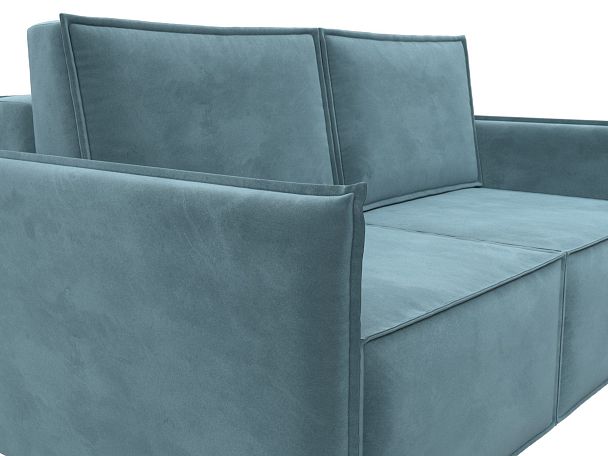 Диван прямой Либерти мини Велюр бирюзовый - Вид 4